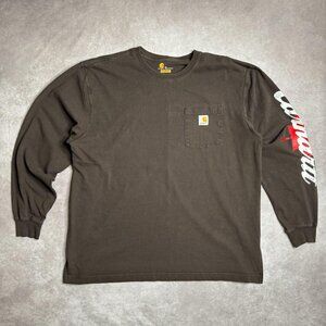 Brown Carhartt Long Sleeve Shirt